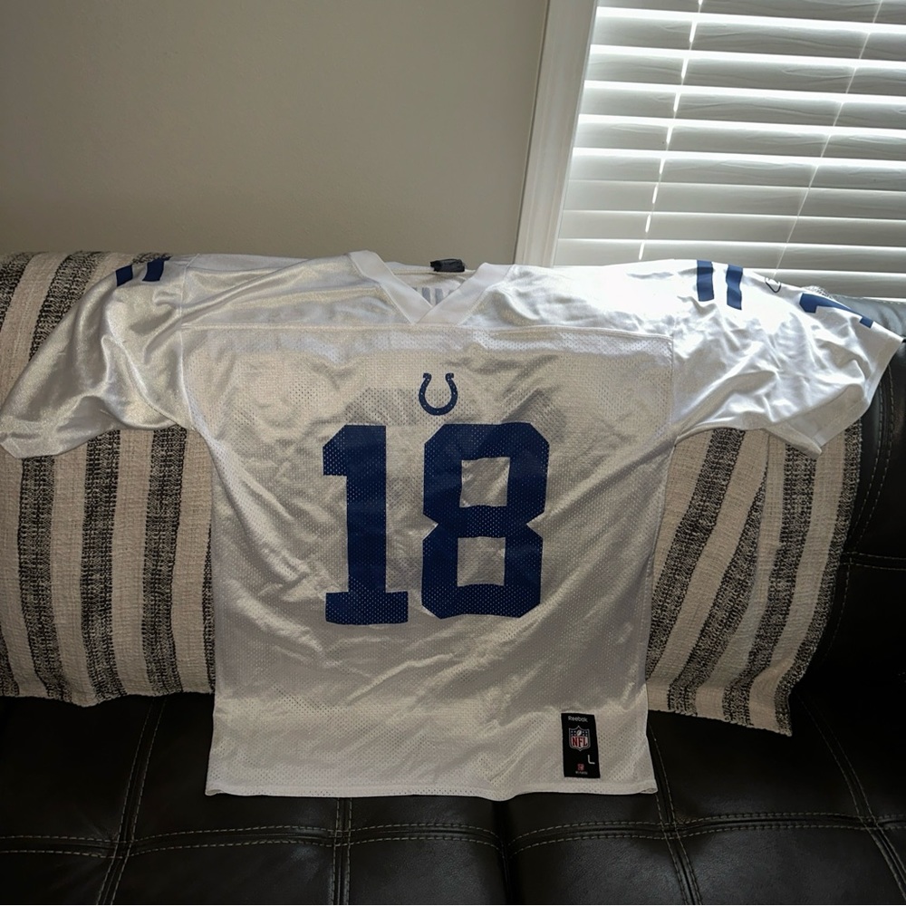 Peyton Manning Indianapolis Colts Reebok Jersey (Size Large)